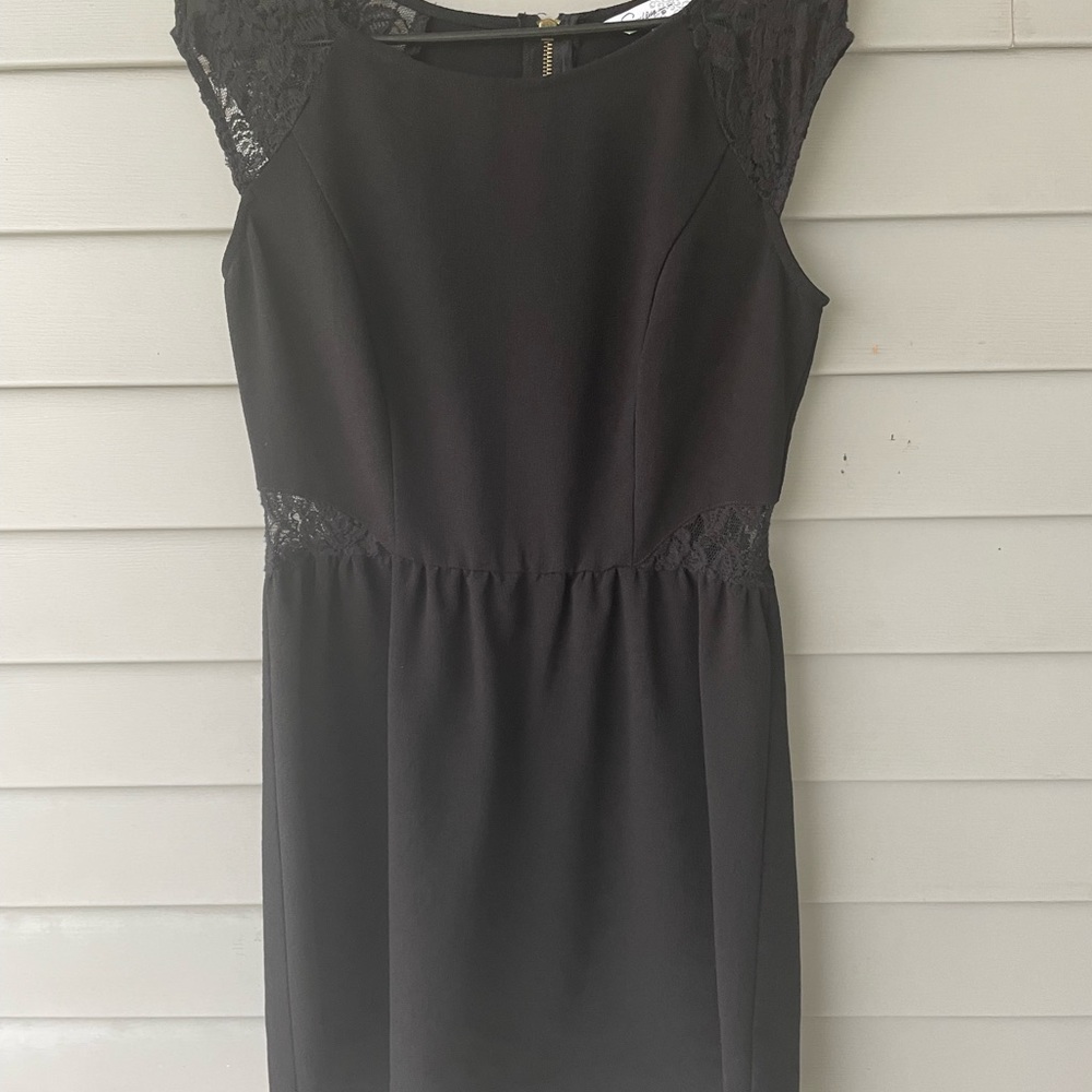 Speechless   Little Black Dress With Lace Cutout’s